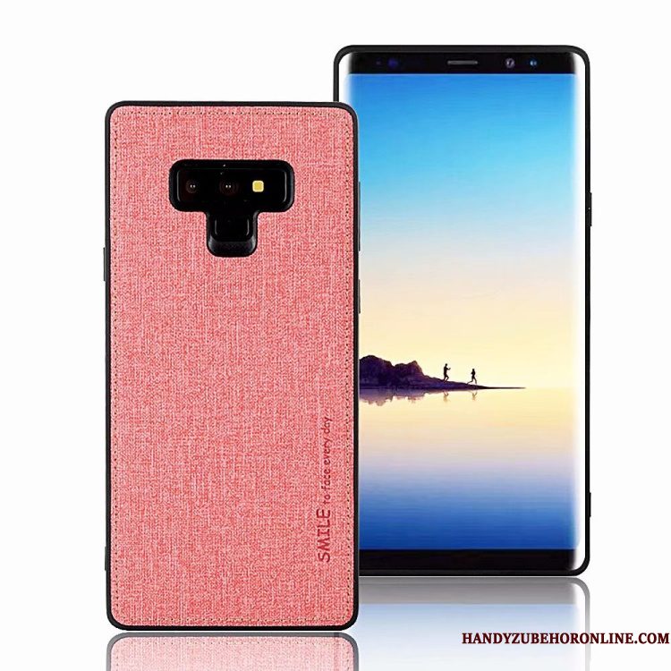 Hoesje Samsung Galaxy Note 9 Zakken Grijs Bedrijf, Hoes Samsung Galaxy Note 9 Bescherming Telefoon Patroon