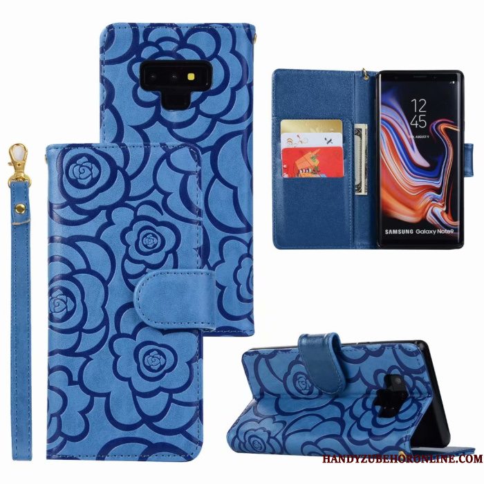 Hoesje Samsung Galaxy Note 9 Zakken Telefoon Rood, Hoes Samsung Galaxy Note 9 Bescherming Anti-fall