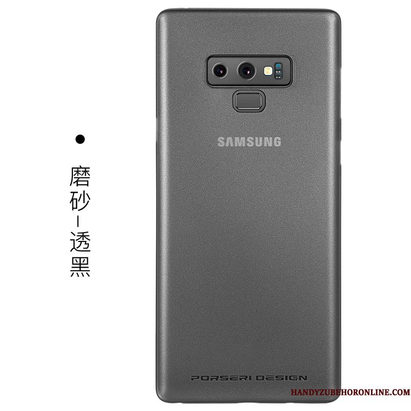 Hoesje Samsung Galaxy Note 9 Zakken Zwart Dun, Hoes Samsung Galaxy Note 9 Zacht Doorzichtig Trend