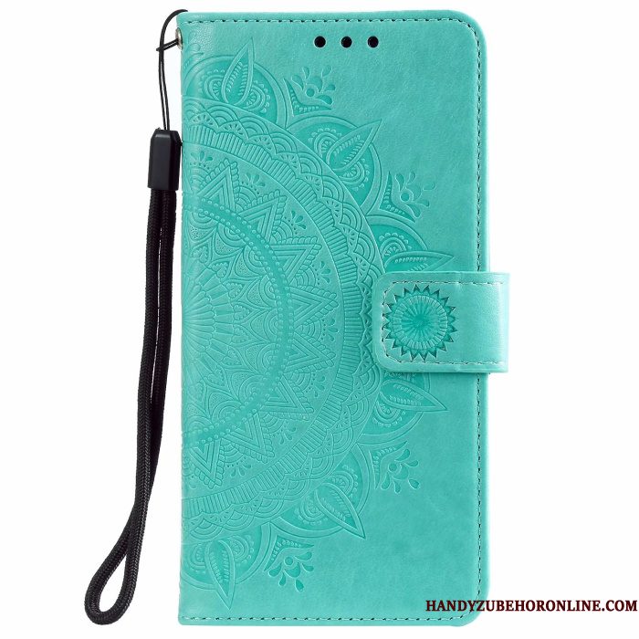 Hoesje Samsung Galaxy Note20 Leer Telefoon Kaart, Hoes Samsung Galaxy Note20 Folio Groen