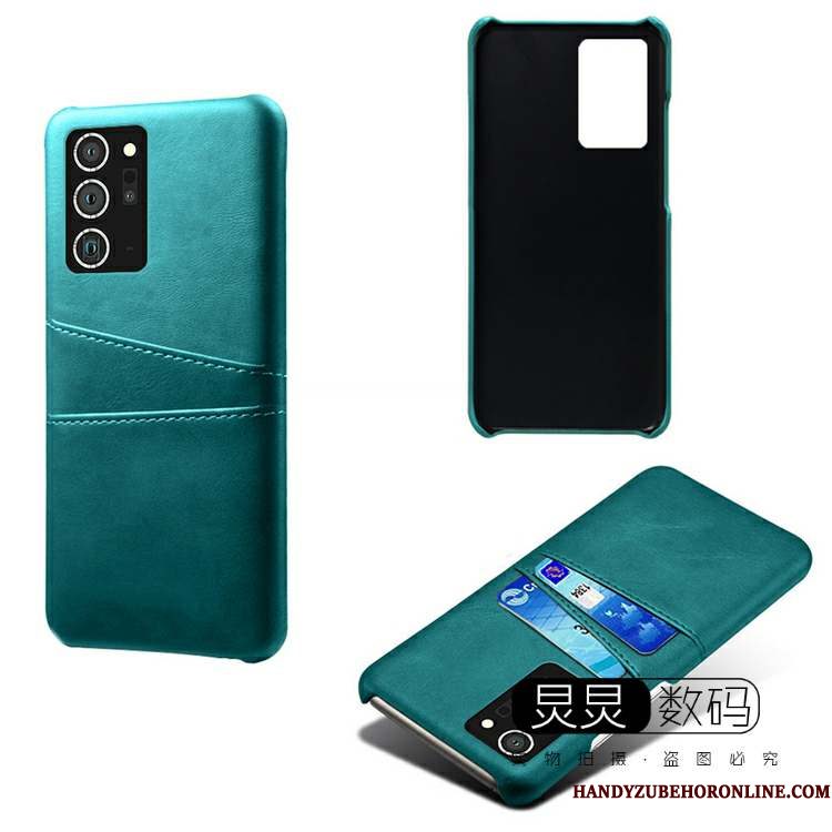 Hoesje Samsung Galaxy Note20 Leer Telefoon Kaart, Hoes Samsung Galaxy Note20 Vintage Geel