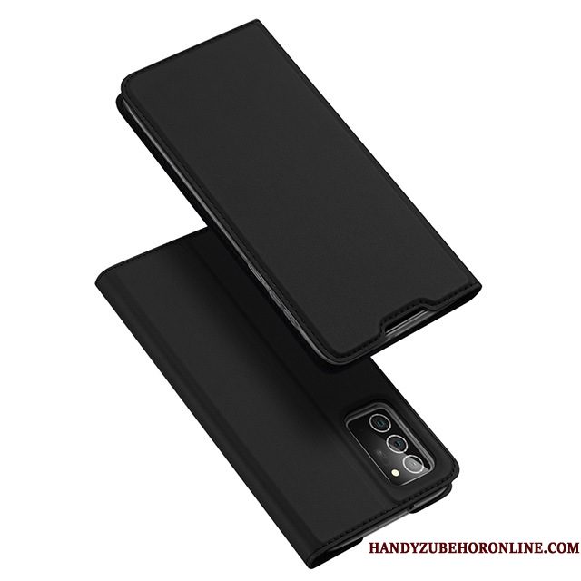 Hoesje Samsung Galaxy Note20 Ultra Leer Dun Roze, Hoes Samsung Galaxy Note20 Ultra Folio Magnetischtelefoon