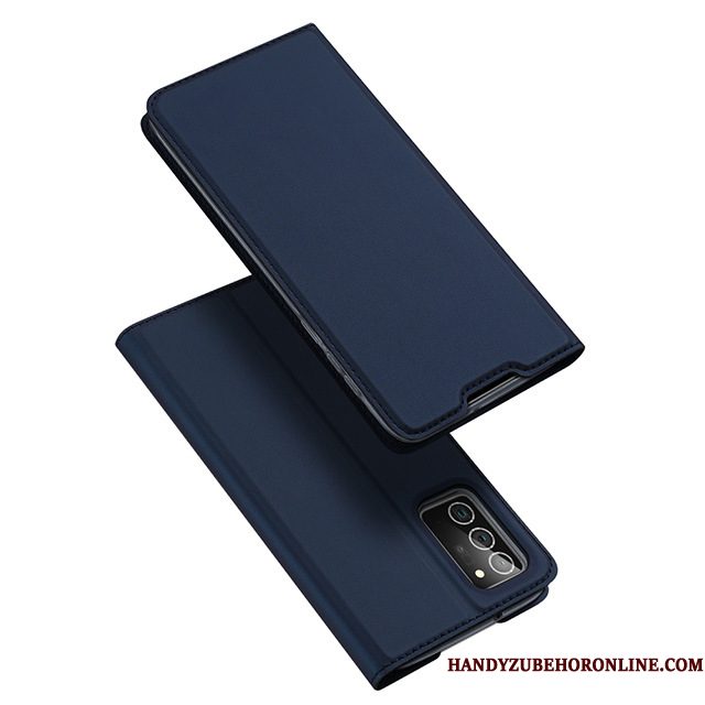 Hoesje Samsung Galaxy Note20 Ultra Leer Dun Roze, Hoes Samsung Galaxy Note20 Ultra Folio Magnetischtelefoon