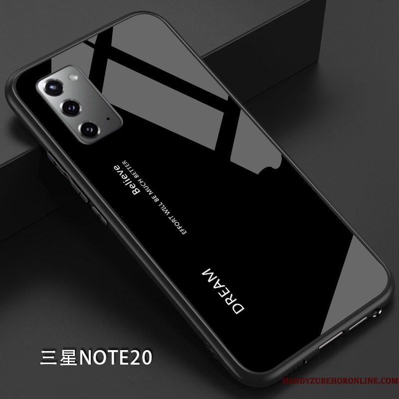 Hoesje Samsung Galaxy Note20 Zacht Purper Trendy Merk, Hoes Samsung Galaxy Note20 Zakken Dun Verloop