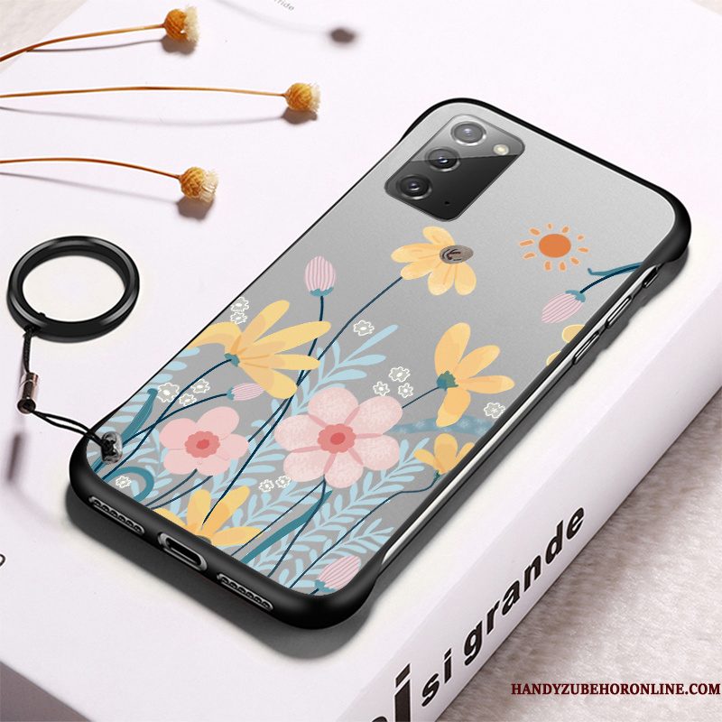 Hoesje Samsung Galaxy Note20 Zakken Zwart Hard, Hoes Samsung Galaxy Note20 Vers Patroon