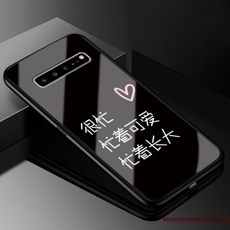 Hoesje Samsung Galaxy S10 5g Bescherming Hardtelefoon, Hoes Samsung Galaxy S10 5g Lovers Glas