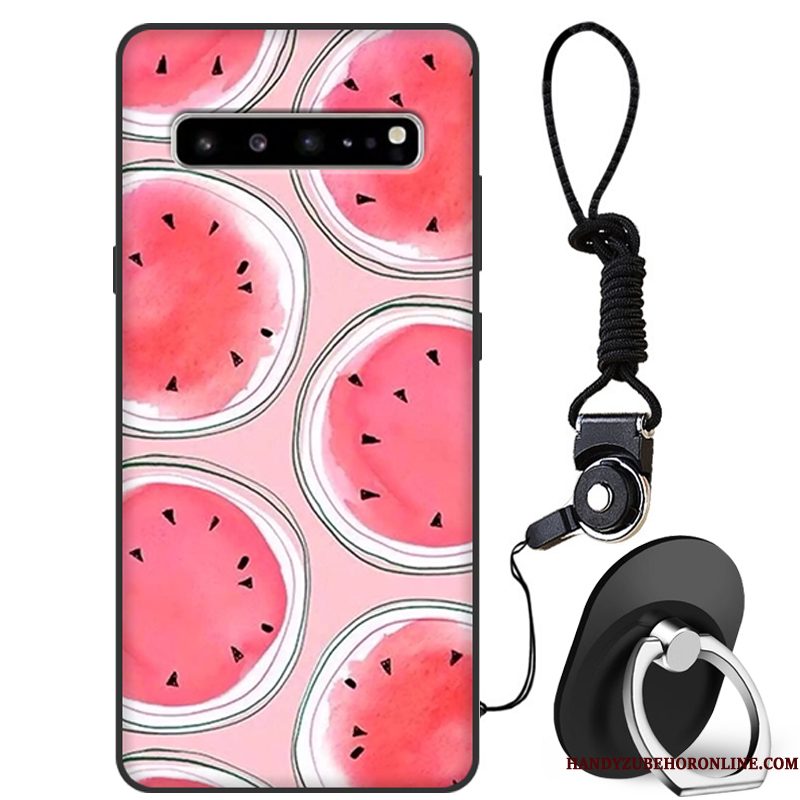 Hoesje Samsung Galaxy S10 5g Bescherming Telefoon Rood, Hoes Samsung Galaxy S10 5g Zakken Anti-fall Trendy Merk