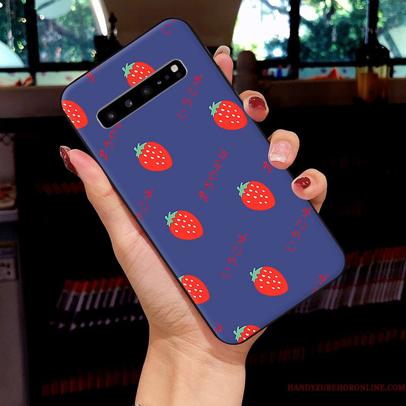 Hoesje Samsung Galaxy S10 5g Geschilderd Ster Trend, Hoes Samsung Galaxy S10 5g Scheppend Net Red Mooie