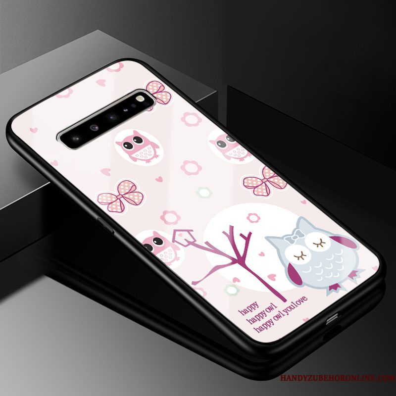 Hoesje Samsung Galaxy S10 5g Siliconen Anti-fall Groen, Hoes Samsung Galaxy S10 5g Bescherming Telefoon Mooie