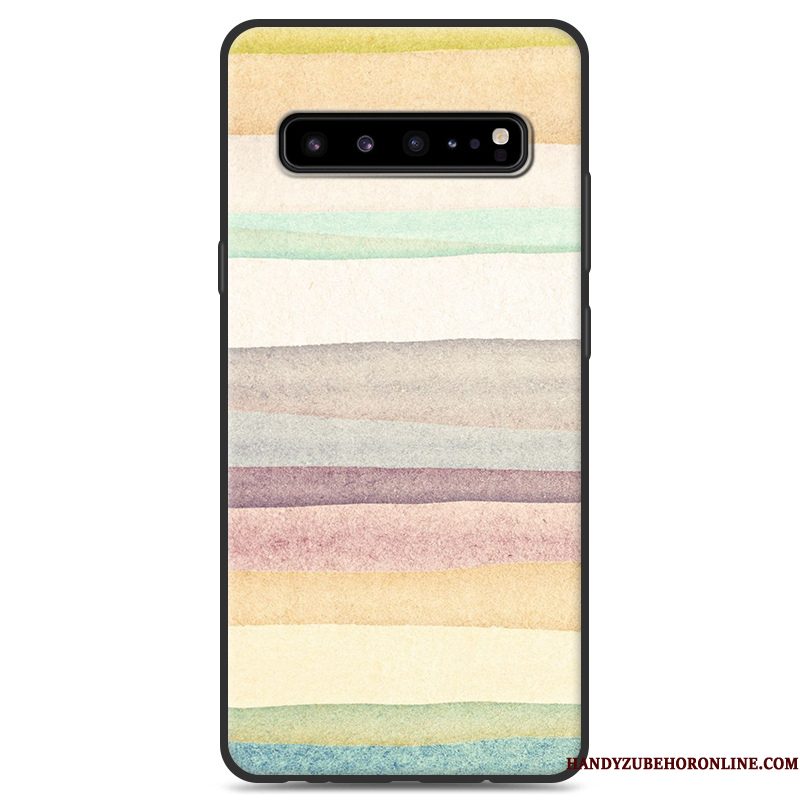 Hoesje Samsung Galaxy S10 5g Siliconen Zwarttelefoon, Hoes Samsung Galaxy S10 5g Bescherming Persoonlijk Grijs