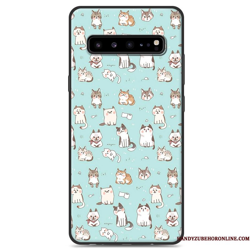 Hoesje Samsung Galaxy S10 5g Siliconen Zwarttelefoon, Hoes Samsung Galaxy S10 5g Bescherming Persoonlijk Grijs