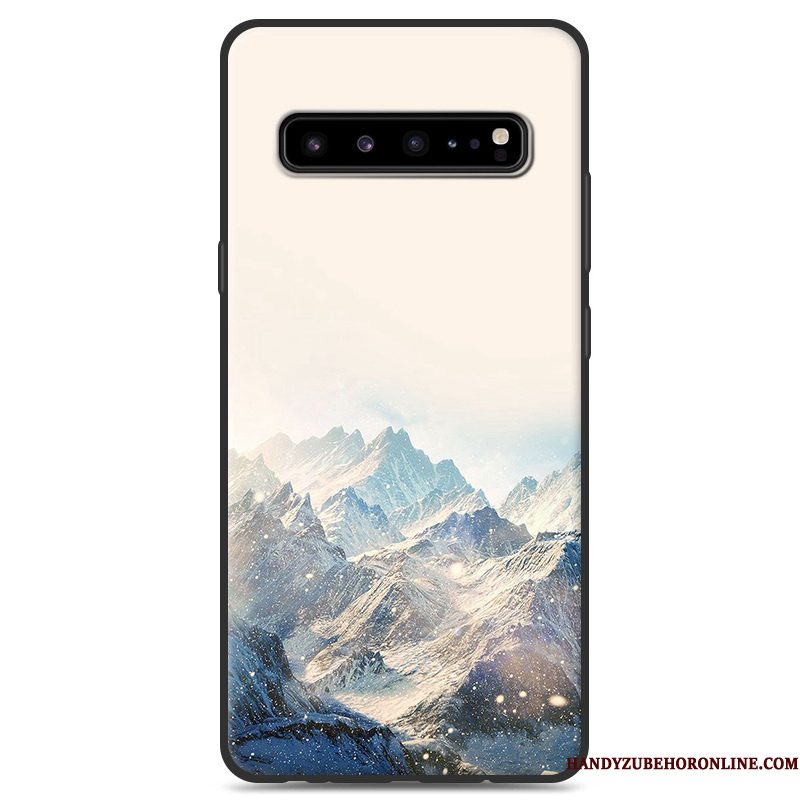 Hoesje Samsung Galaxy S10 5g Siliconen Zwarttelefoon, Hoes Samsung Galaxy S10 5g Bescherming Persoonlijk Grijs