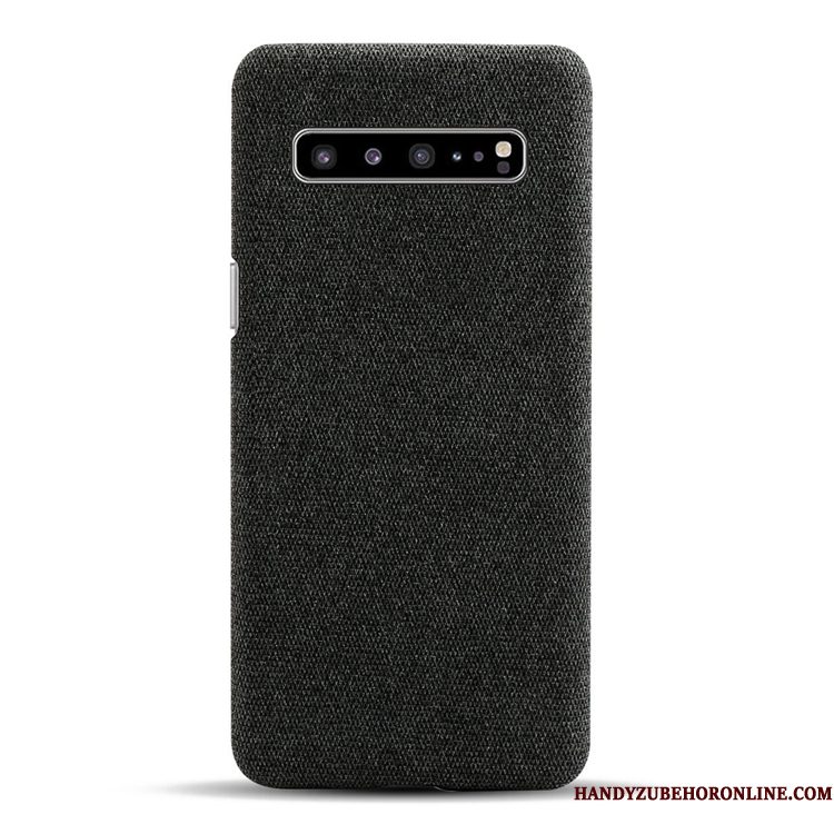 Hoesje Samsung Galaxy S10 5g Zakken Anti-fall Canvas, Hoes Samsung Galaxy S10 5g Patroon Persoonlijk