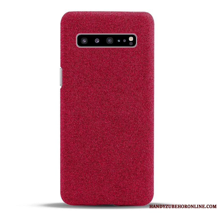 Hoesje Samsung Galaxy S10 5g Zakken Anti-fall Canvas, Hoes Samsung Galaxy S10 5g Patroon Persoonlijk