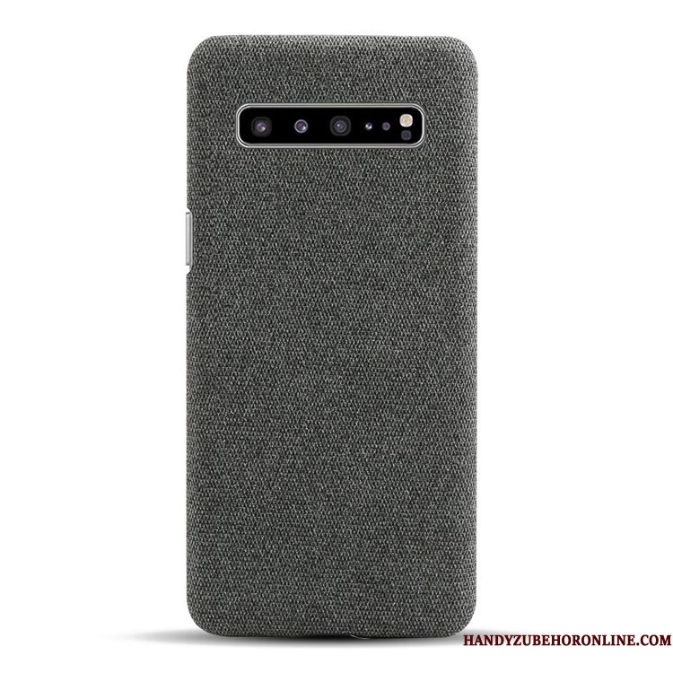 Hoesje Samsung Galaxy S10 5g Zakken Anti-fall Canvas, Hoes Samsung Galaxy S10 5g Patroon Persoonlijk