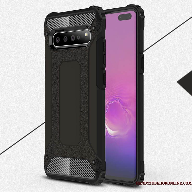 Hoesje Samsung Galaxy S10 5g Zakken Anti-fall Schrobben, Hoes Samsung Galaxy S10 5g Siliconen Telefoon Dikke