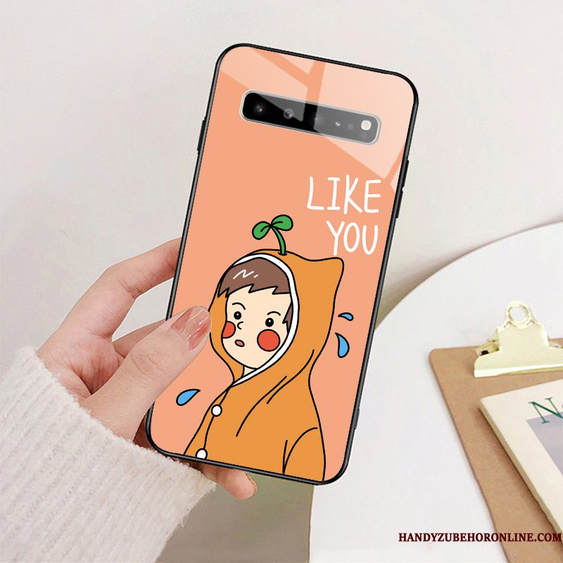 Hoesje Samsung Galaxy S10 5g Zakken Telefoon Roze, Hoes Samsung Galaxy S10 5g Bescherming Mooie Anti-fall