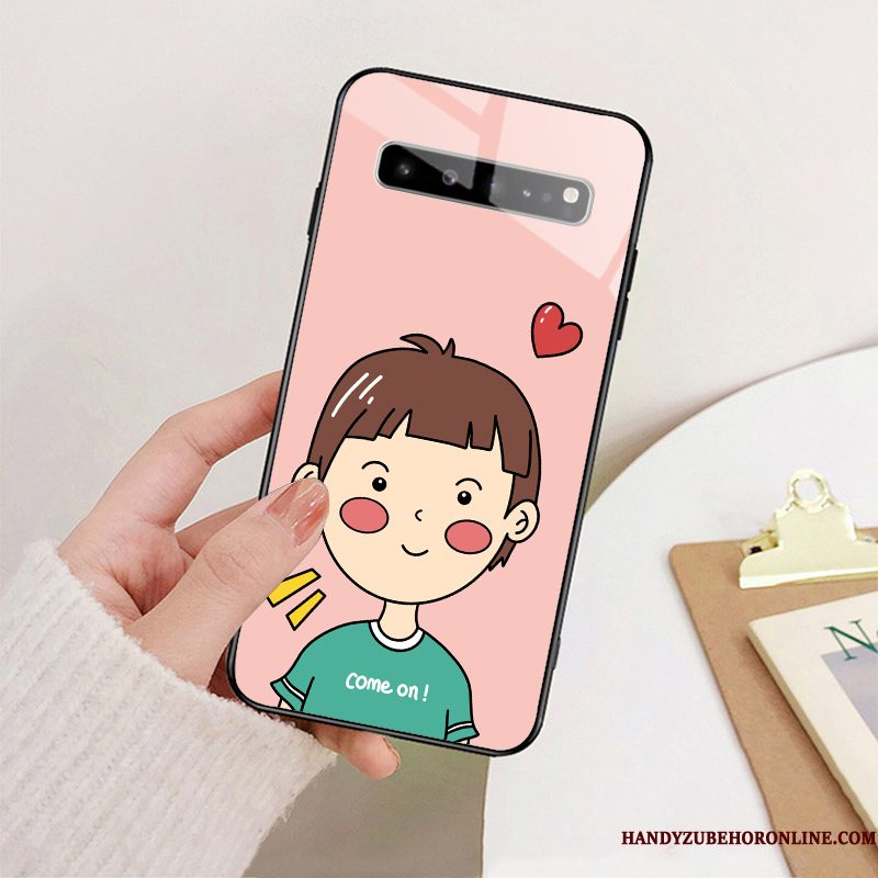 Hoesje Samsung Galaxy S10 5g Zakken Telefoon Roze, Hoes Samsung Galaxy S10 5g Bescherming Mooie Anti-fall