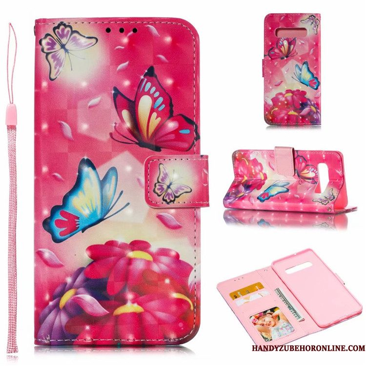 Hoesje Samsung Galaxy S10 Bescherming Anti-falltelefoon, Hoes Samsung Galaxy S10 Folio