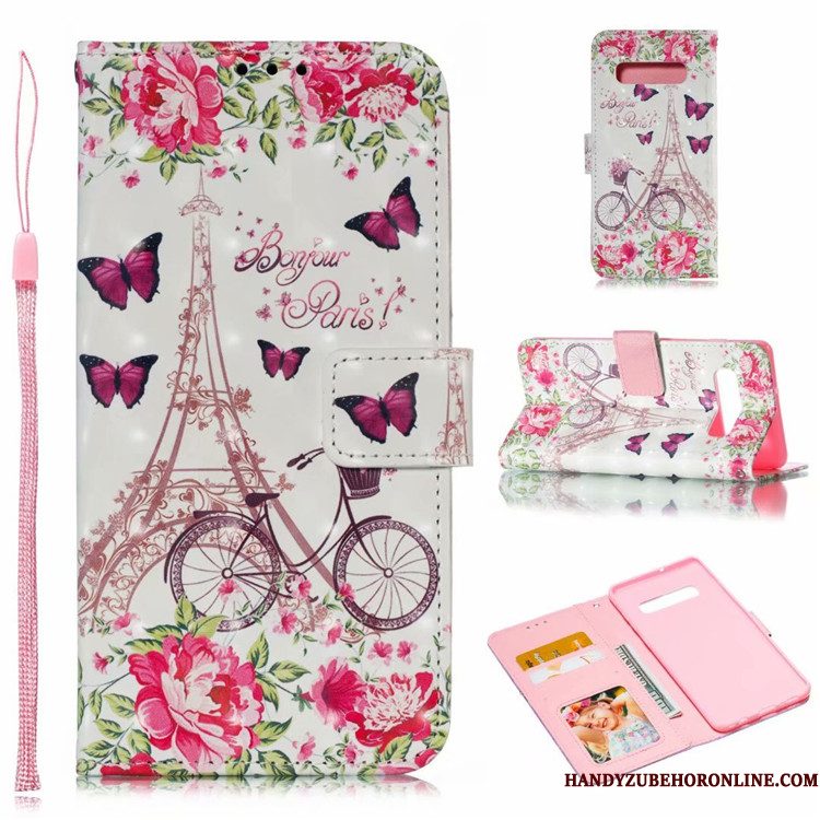 Hoesje Samsung Galaxy S10 Bescherming Anti-falltelefoon, Hoes Samsung Galaxy S10 Folio