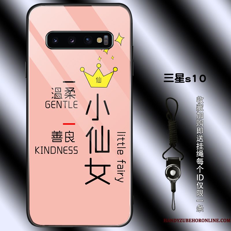 Hoesje Samsung Galaxy S10 Bescherming Anti-falltelefoon, Hoes Samsung Galaxy S10 Zakken Persoonlijk Glas