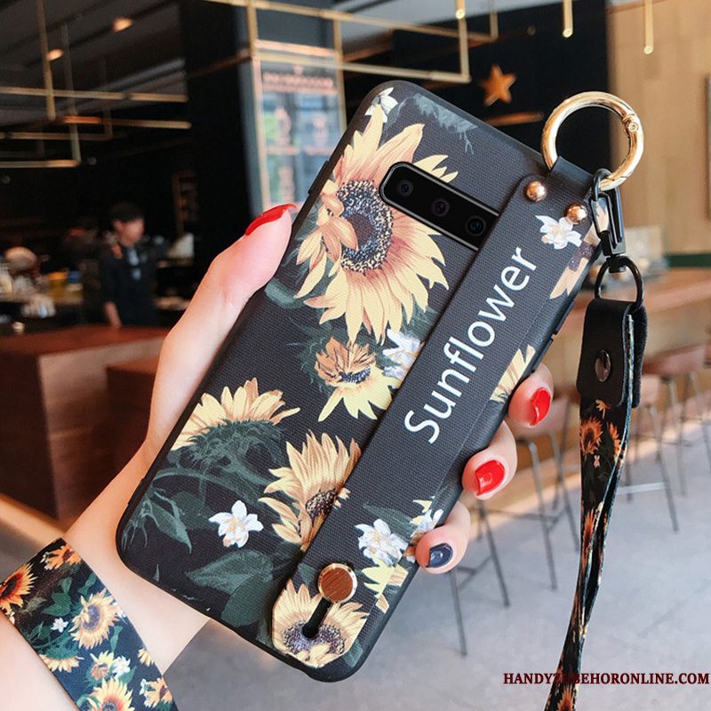 Hoesje Samsung Galaxy S10 Bescherming Duntelefoon, Hoes Samsung Galaxy S10 Zacht Blauw Anti-fall