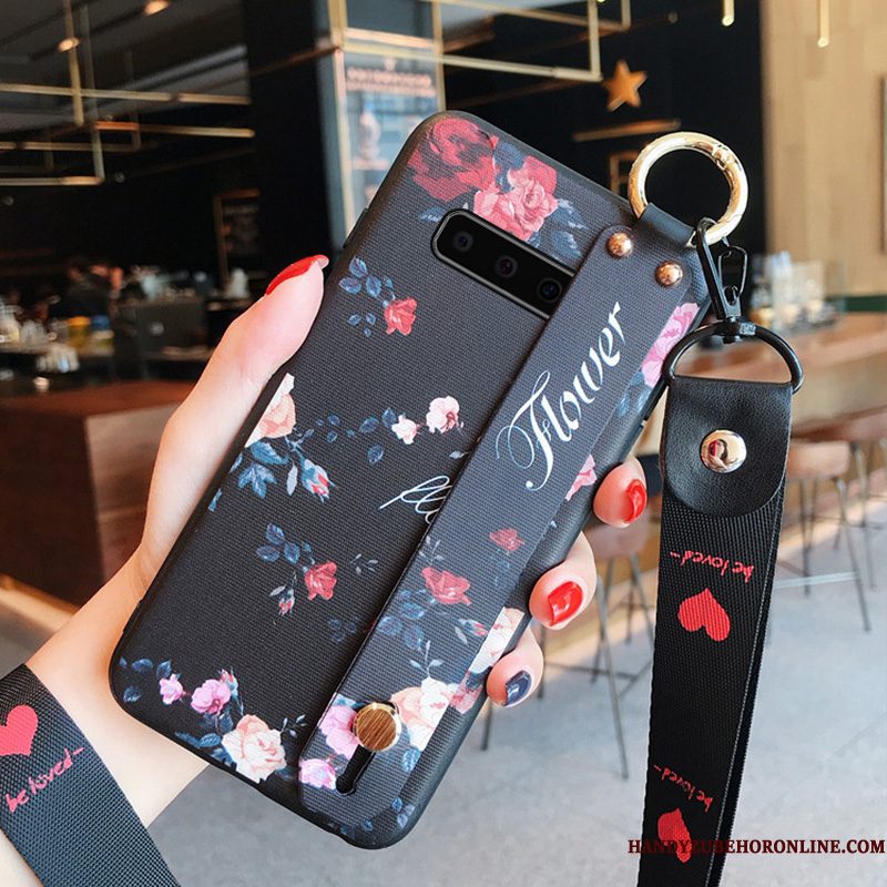 Hoesje Samsung Galaxy S10 Bescherming Duntelefoon, Hoes Samsung Galaxy S10 Zacht Blauw Anti-fall