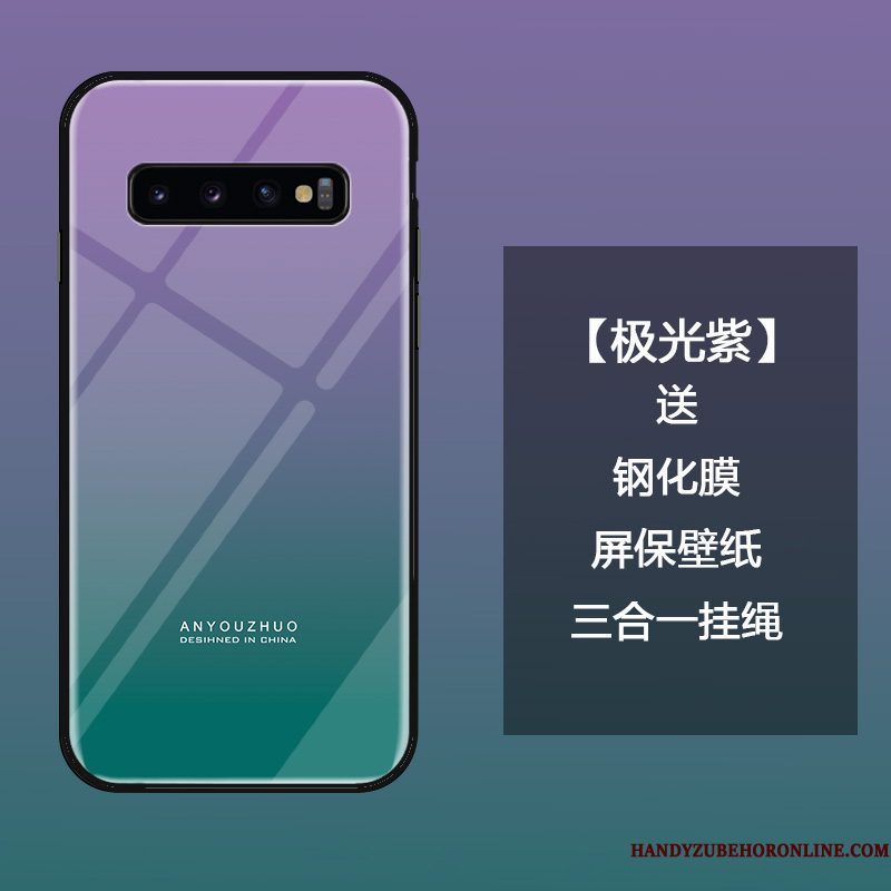 Hoesje Samsung Galaxy S10 Bescherming Eenvoudige Trend, Hoes Samsung Galaxy S10 Zakken Anti-fall Persoonlijk