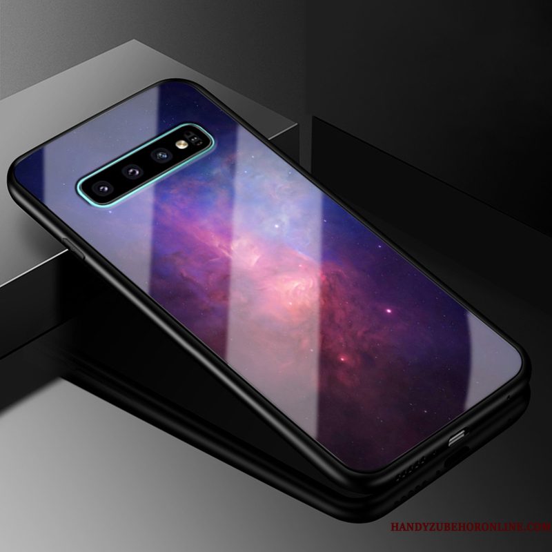 Hoesje Samsung Galaxy S10+ Bescherming Telefoon Persoonlijk, Hoes Samsung Galaxy S10+ Zakken Wit Hard