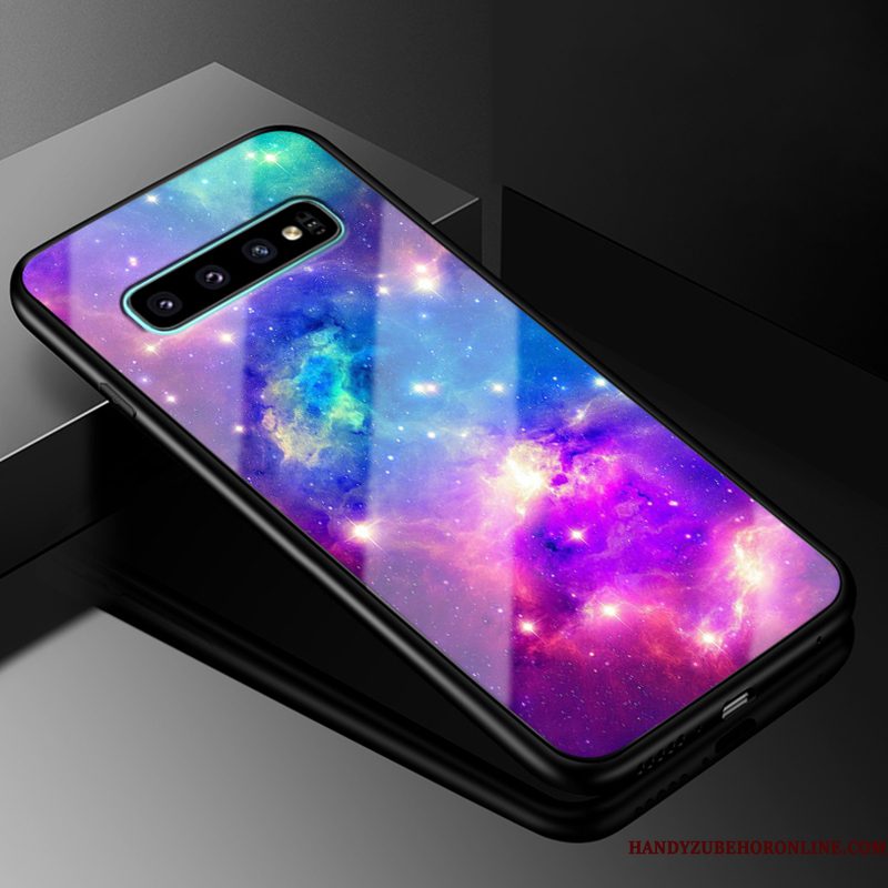 Hoesje Samsung Galaxy S10+ Bescherming Telefoon Persoonlijk, Hoes Samsung Galaxy S10+ Zakken Wit Hard