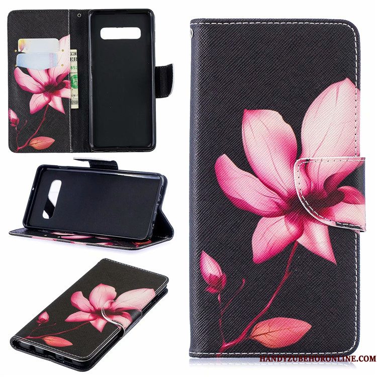 Hoesje Samsung Galaxy S10 Folio Wit Kaart, Hoes Samsung Galaxy S10 Scheppend Telefoon Europa