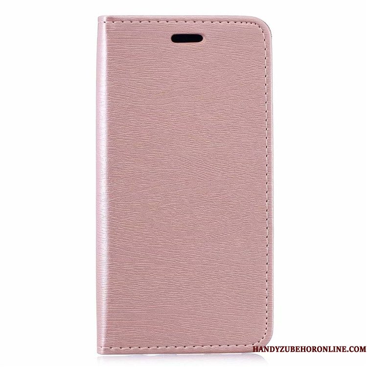 Hoesje Samsung Galaxy S10 Leer Anti-fall Boom, Hoes Samsung Galaxy S10 Bescherming Roze Kaart