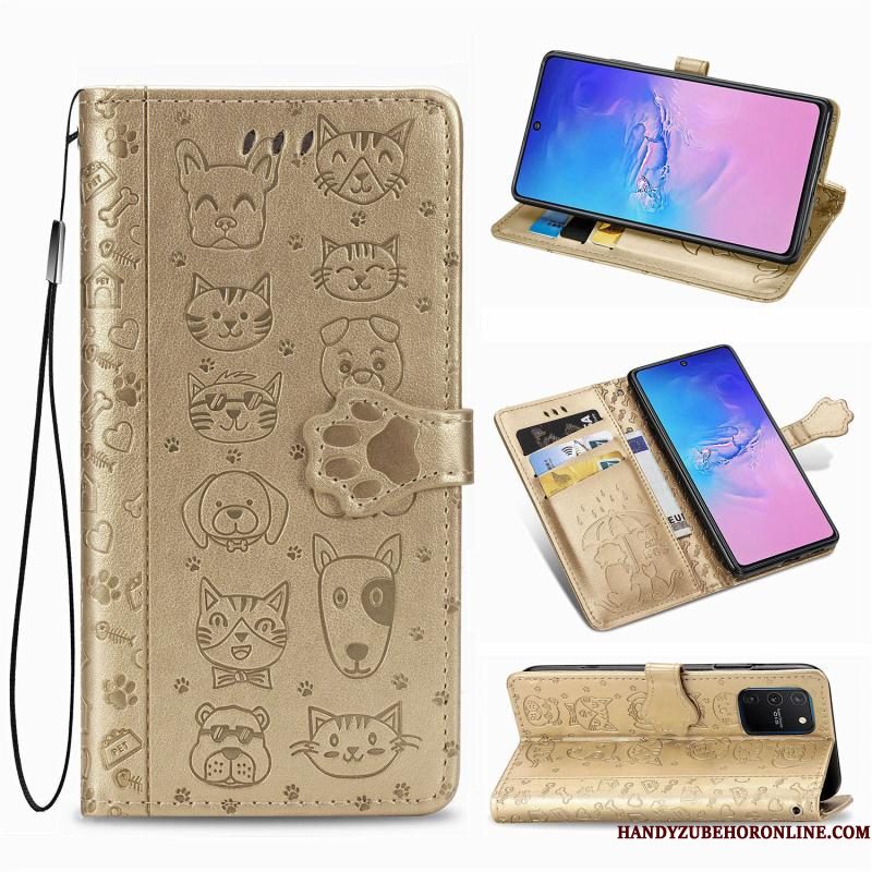 Hoesje Samsung Galaxy S10 Lite Leer Anti-falltelefoon, Hoes Samsung Galaxy S10 Lite Folio Patroon Mooie