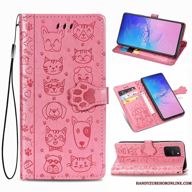 Hoesje Samsung Galaxy S10 Lite Leer Anti-falltelefoon, Hoes Samsung Galaxy S10 Lite Folio Patroon Mooie