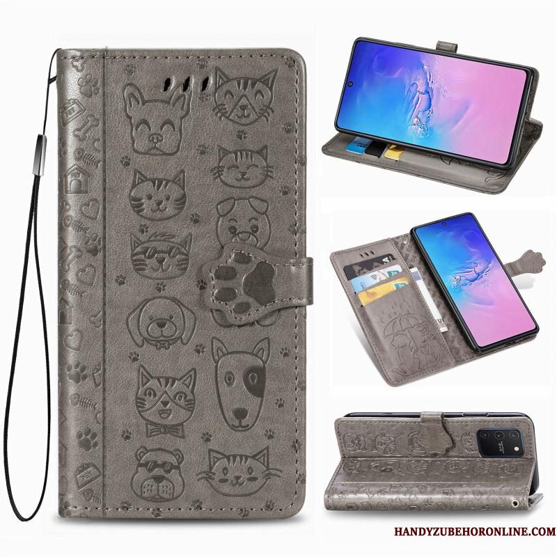 Hoesje Samsung Galaxy S10 Lite Leer Anti-falltelefoon, Hoes Samsung Galaxy S10 Lite Folio Patroon Mooie