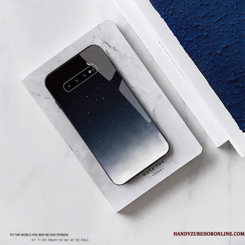 Hoesje Samsung Galaxy S10+ Mode Telefoon Rood, Hoes Samsung Galaxy S10+ Bescherming Dun Hard