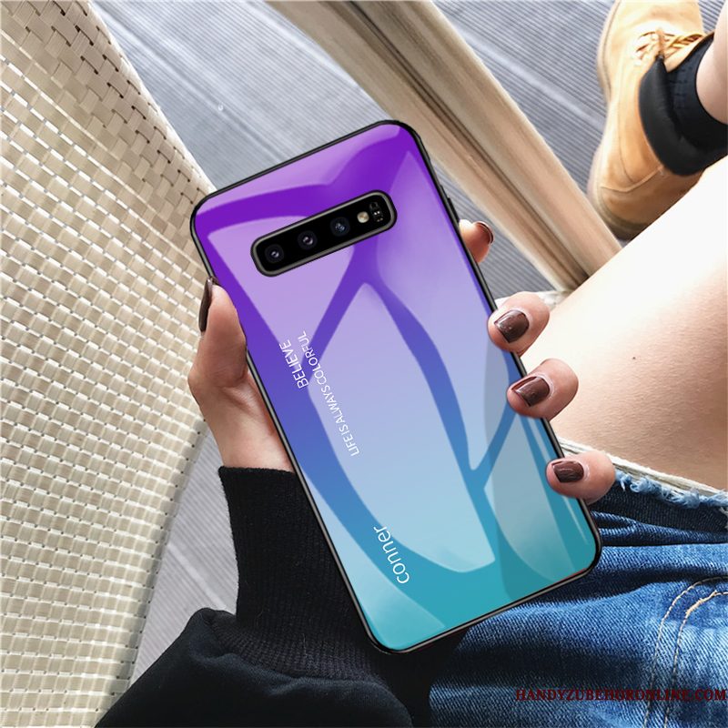 Hoesje Samsung Galaxy S10+ Mode Telefoon Rood, Hoes Samsung Galaxy S10+ Bescherming Dun Hard