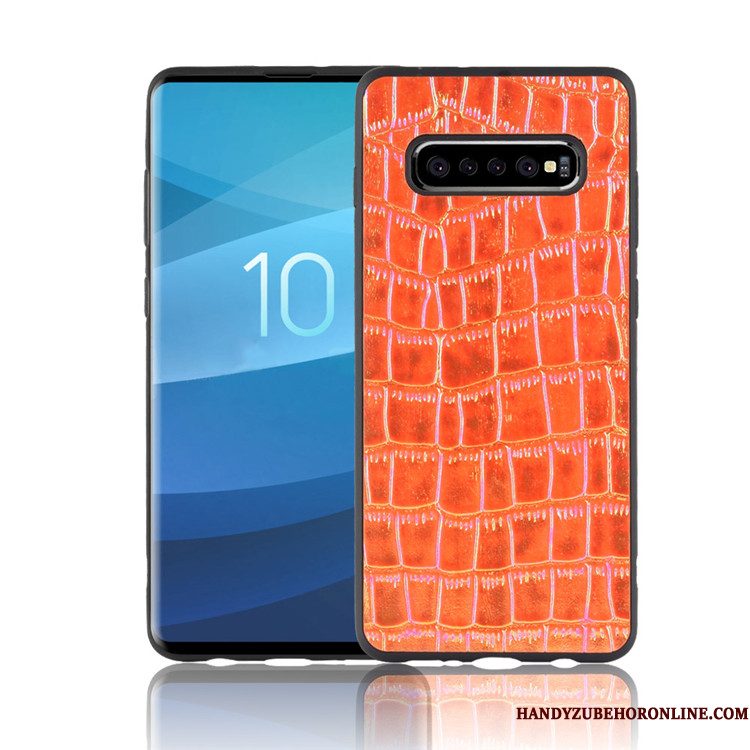 Hoesje Samsung Galaxy S10 Scheppend Persoonlijk Zwart, Hoes Samsung Galaxy S10 Kleurtelefoon