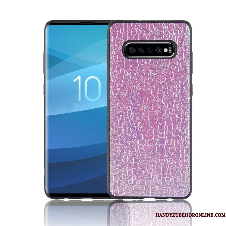 Hoesje Samsung Galaxy S10 Scheppend Persoonlijk Zwart, Hoes Samsung Galaxy S10 Kleurtelefoon