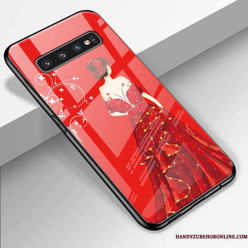 Hoesje Samsung Galaxy S10 Siliconen Gazentelefoon, Hoes Samsung Galaxy S10 Zakken Glas Persoonlijk