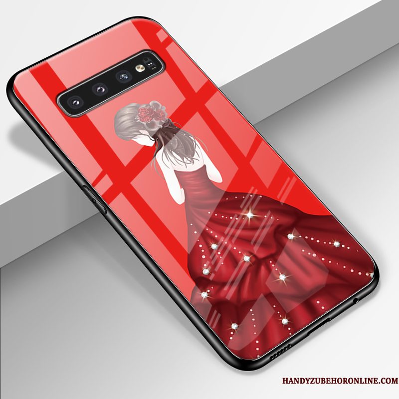 Hoesje Samsung Galaxy S10 Siliconen Gazentelefoon, Hoes Samsung Galaxy S10 Zakken Glas Persoonlijk