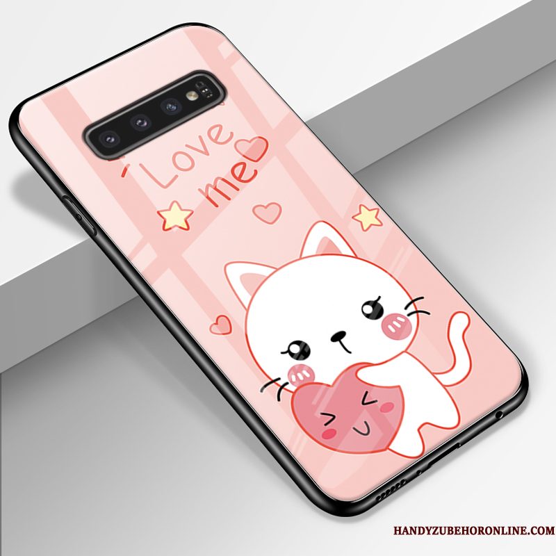 Hoesje Samsung Galaxy S10+ Siliconen Mooie Trend, Hoes Samsung Galaxy S10+ Zakken Geel Mini