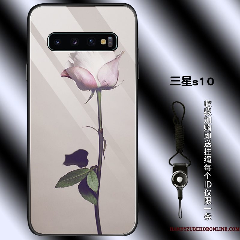 Hoesje Samsung Galaxy S10 Siliconen Persoonlijk Anti-fall, Hoes Samsung Galaxy S10 Vintage Jeugdtelefoon