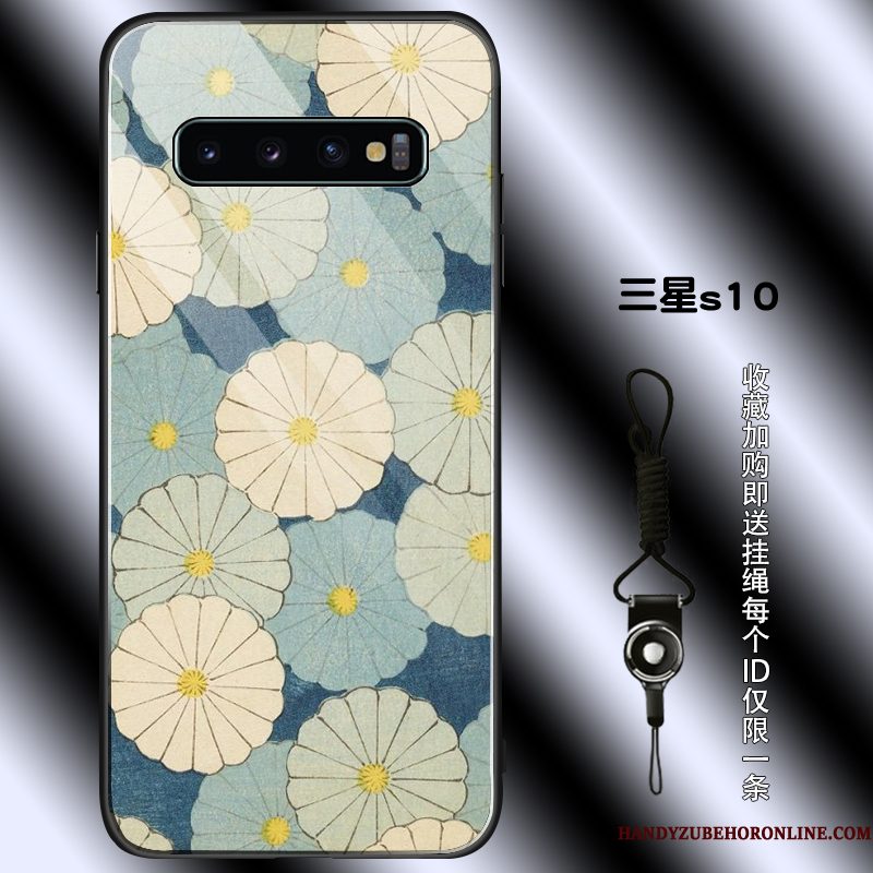 Hoesje Samsung Galaxy S10 Siliconen Persoonlijk Anti-fall, Hoes Samsung Galaxy S10 Vintage Jeugdtelefoon