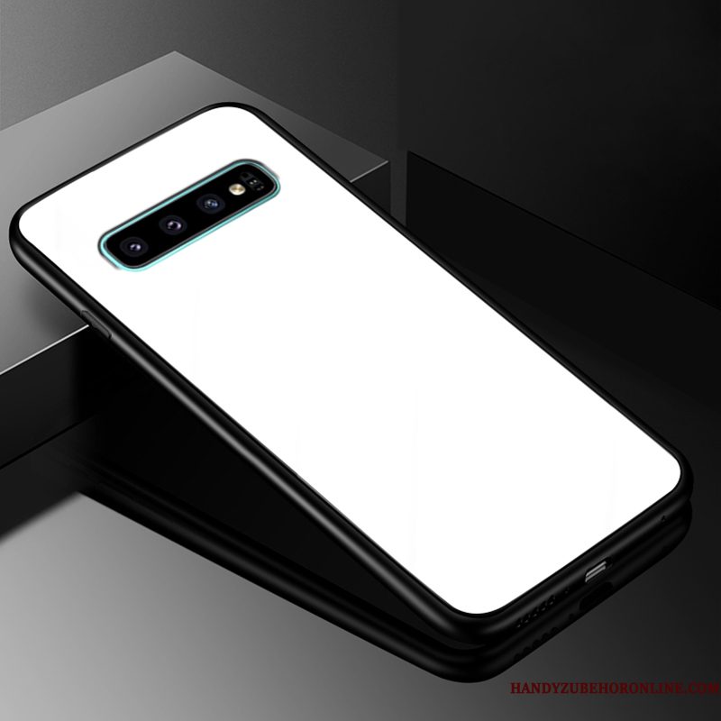 Hoesje Samsung Galaxy S10 Siliconen Roodtelefoon, Hoes Samsung Galaxy S10 Zacht Persoonlijk Eenvoudige