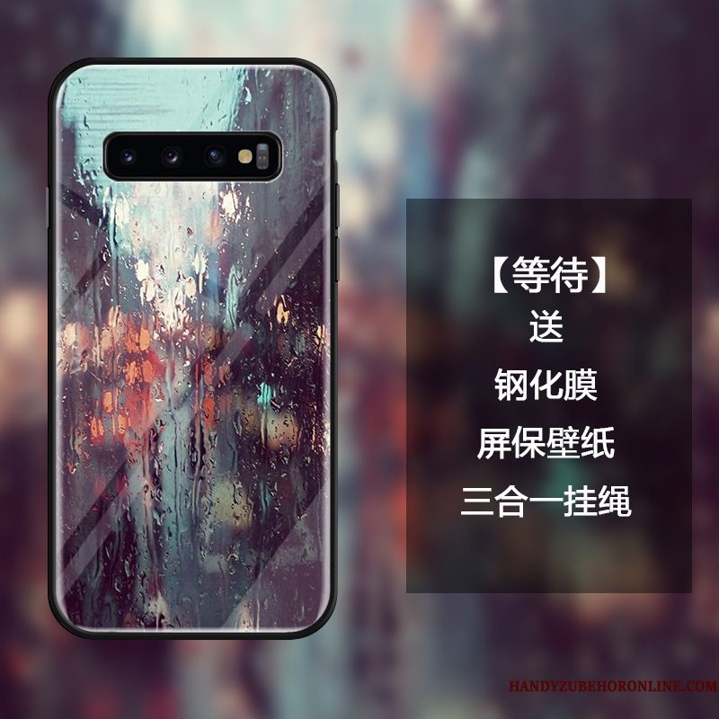 Hoesje Samsung Galaxy S10 Zakken Anti-falltelefoon, Hoes Samsung Galaxy S10 Scheppend Persoonlijk Hanger