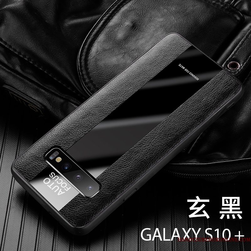 Hoesje Samsung Galaxy S10+ Zakken Bedrijf Trend, Hoes Samsung Galaxy S10+ Leer Anti-falltelefoon