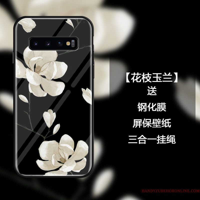 Hoesje Samsung Galaxy S10 Zakken Hanger Trend, Hoes Samsung Galaxy S10 Bescherming Licht Eenvoudige