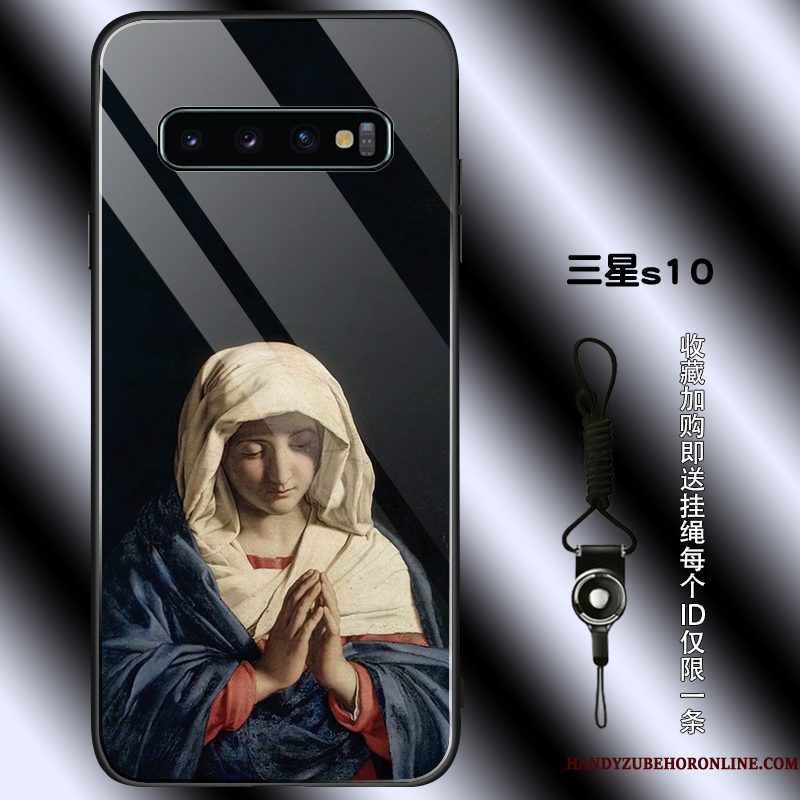 Hoesje Samsung Galaxy S10 Zakken Kunst Persoonlijk, Hoes Samsung Galaxy S10 Siliconen Eenvoudige Anti-fall