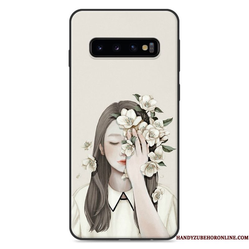 Hoesje Samsung Galaxy S10+ Zakken Kunst Vers, Hoes Samsung Galaxy S10+ Siliconen Minitelefoon